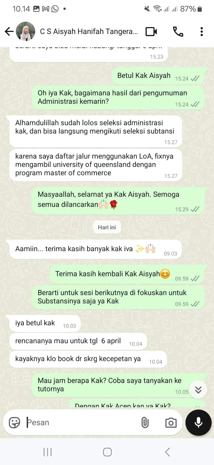 Testimoni Siswa LPDP Edumatrix Indonesia