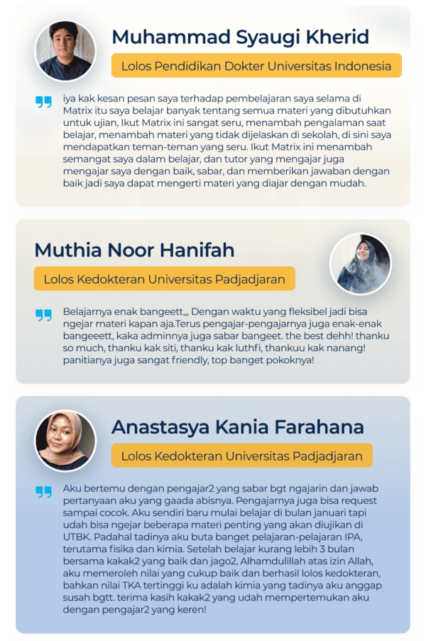 Testimoni Siswa 1 Edumatrix