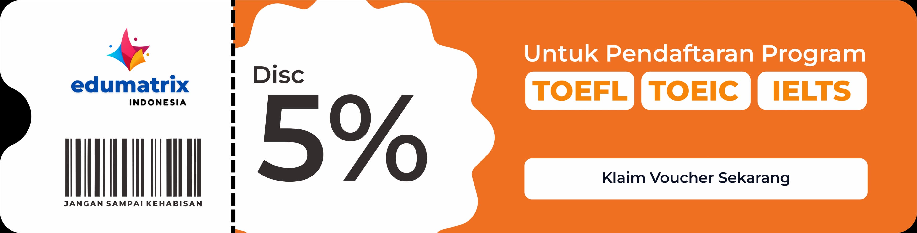 Image Promo Bimbel TOEFL, TOEIC
