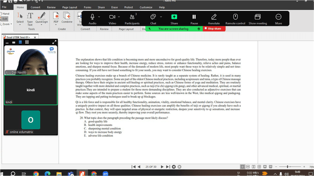 Kegiatan Belajar Bimbel snbt Terbaik