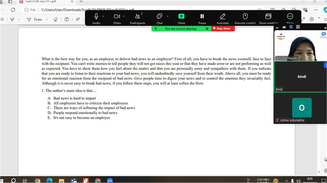 Kegiatan Belajar Bimbel snbt Terbaik