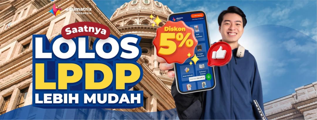 Banner promo pendaftaran bimbel les privat Edumatrix Indonesia