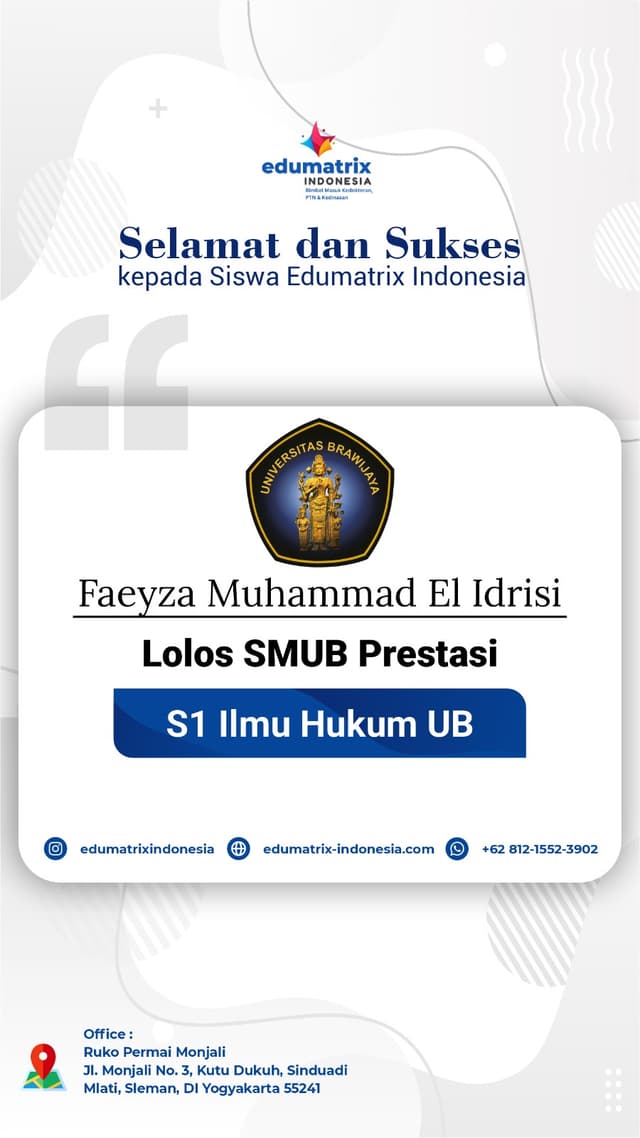 Bimbel Privat UTBK SNBT Terbaik - Edumatrix Indonesia