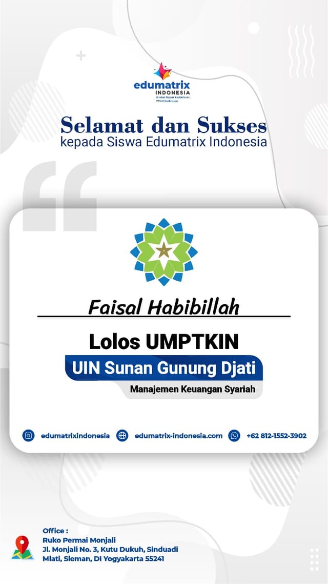 Bimbel Privat UTBK SNBT Terbaik - Edumatrix Indonesia