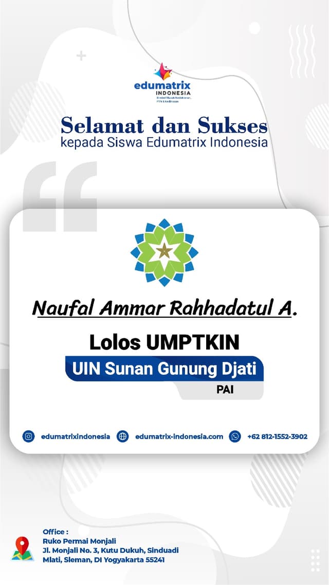 Bimbel Privat UTBK SNBT Terbaik - Edumatrix Indonesia