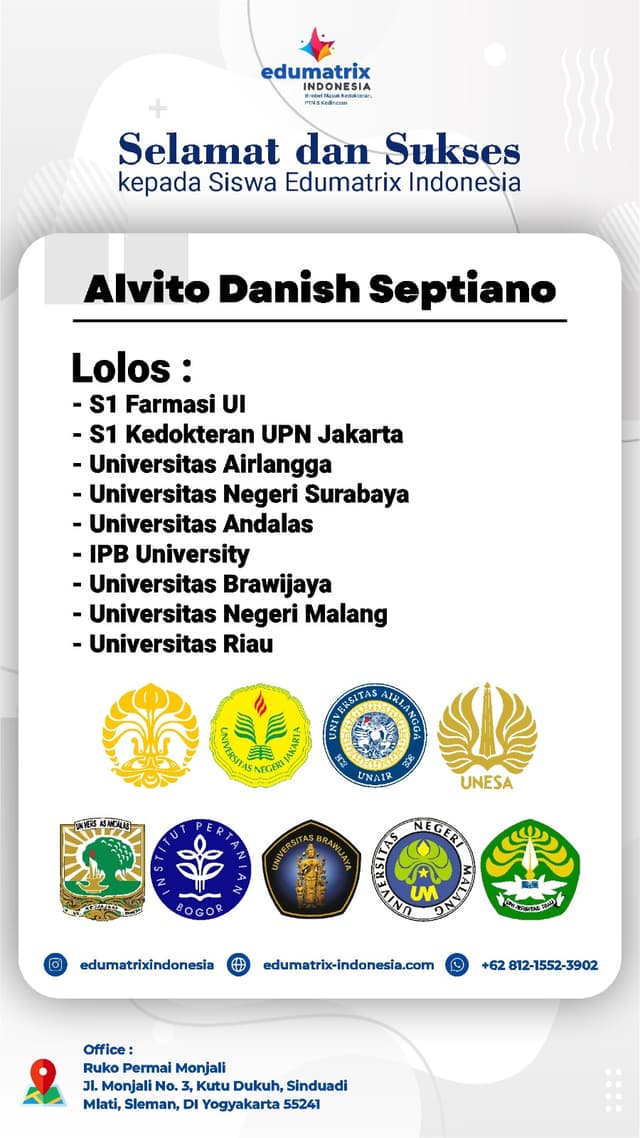 Bimbel Privat UTBK SNBT Terbaik - Edumatrix Indonesia