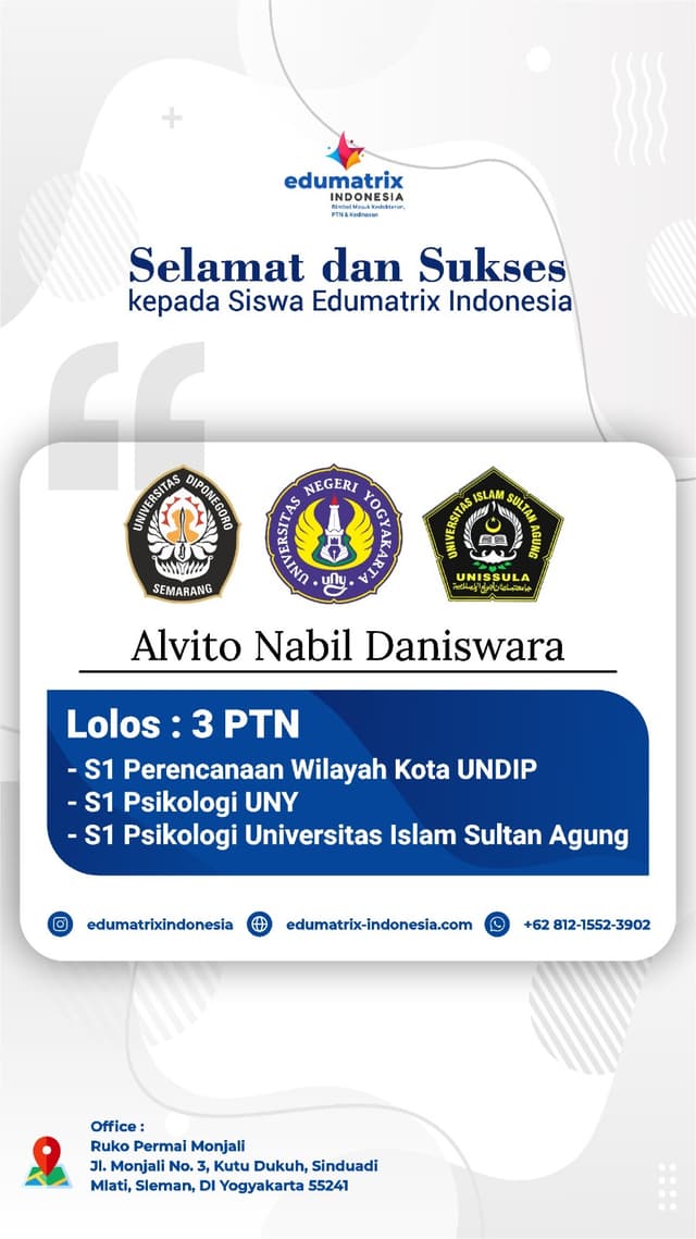 Bimbel Privat UTBK SNBT Terbaik - Edumatrix Indonesia