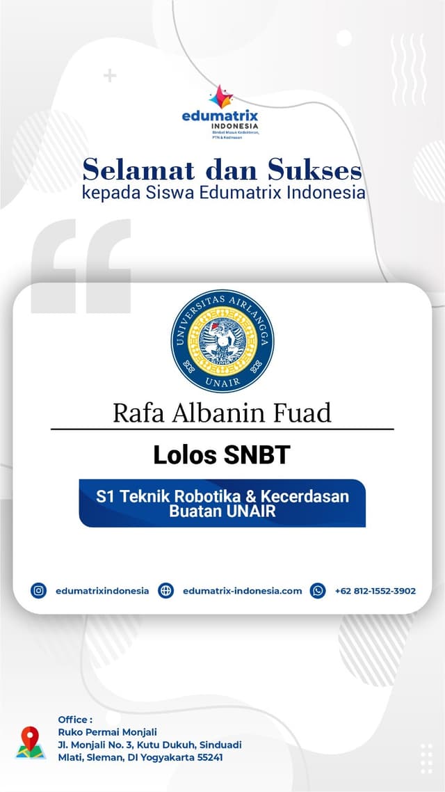 Bimbel Privat UTBK SNBT Terbaik - Edumatrix Indonesia