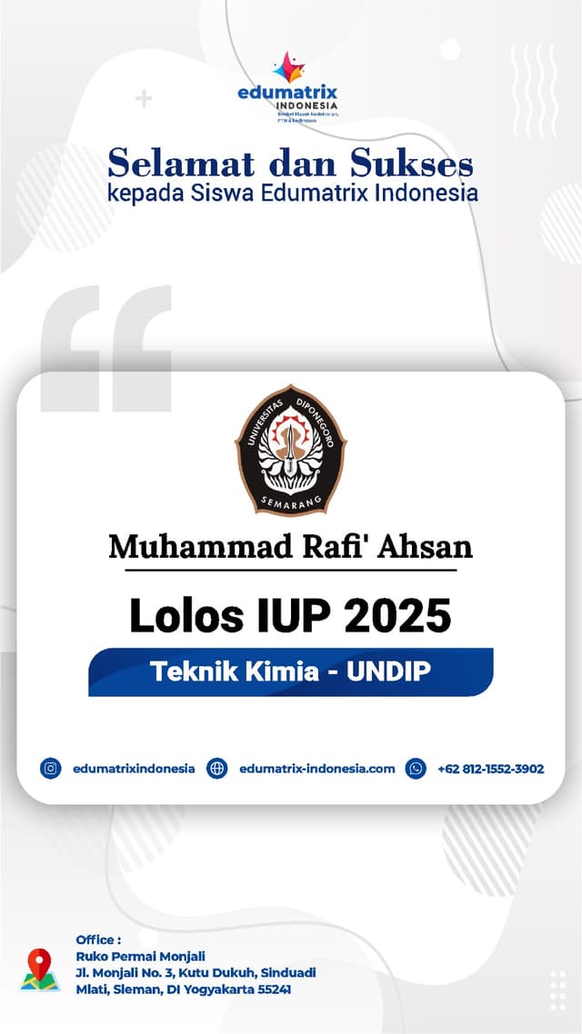 Bimbel Privat UTBK SNBT Terbaik - Edumatrix Indonesia